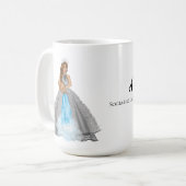 Mug Aquarius Goddess Illustration Mode Porteur d'eau (Devant gauche)