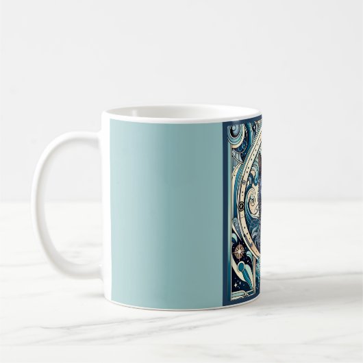 Mug Aquarius Innovative Chat Zodiac (Gauche)