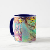 MUG AQUARIUS, STAR TAROT ASTROLOGIE ZODIAC ANNIVERSAIR (Devant gauche)