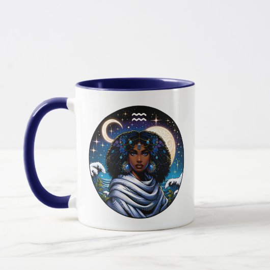 Mug Aquarius Traits and Dates | Water Bearer (Gauche)