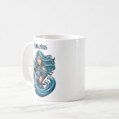 Mug Aquarius Traits and Dates | Water Bearer (Devant gauche)