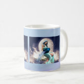 Mug Aquarius - Une femme qui verse de l'eau d'un Jug (Devant droit)