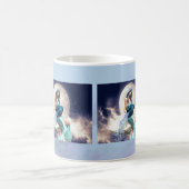 Mug Aquarius - Une femme qui verse de l'eau d'un Jug (Centre)