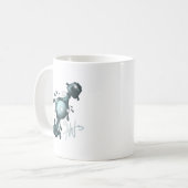 Mug Aquarius Uranus Zodiac cosmique (Devant gauche)
