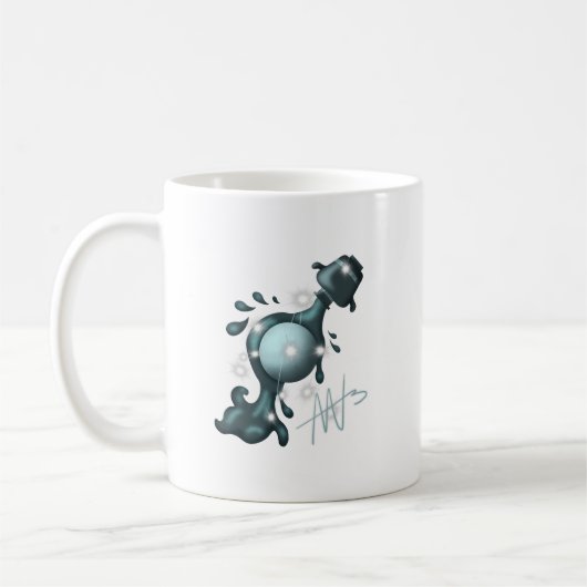 Mug Aquarius Uranus Zodiac cosmique (Gauche)