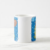 Mug Aquarius Vase déversant des étoiles d'eau dans le  (Centre)