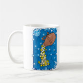 Mug Aquarius Vase déversant des étoiles d'eau dans le  (Gauche)