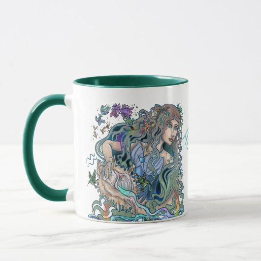 Mug Aquarius Zodiac (Gauche)