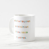 Mug Aquarius Zodiac Astrologie infantile interne (Devant gauche)