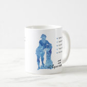 Mug Aquarius Zodiac Traits Musique (Devant droit)