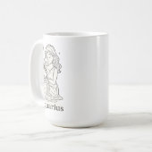 Mug Aquarius Zodiac Woman  (Devant gauche)