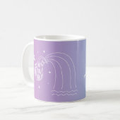 Mug Aquarius zodiaque horoscope signe du zodiaque dégr (Devant gauche)