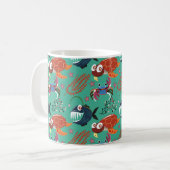 Mug Aquatic animals | ocean underwater life (Devant gauche)