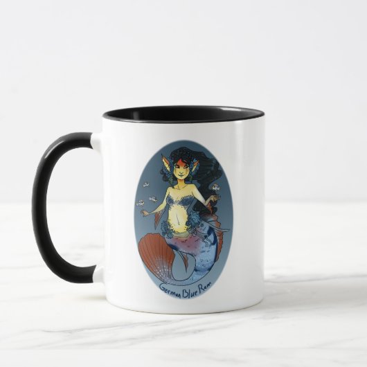 Mug Aquatics de sirènes de sirène de Cichlid de RAM (Gauche)