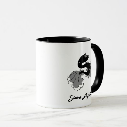 Mug Aquatics de sirènes de sirène de Cichlid de RAM (Devant droit)