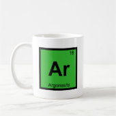 Mug Ar - Argonauts Grec Chimie Tableau Périodique (Gauche)