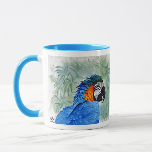 Mug Ara bleu et or (Gauche)