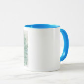 Mug Ara bleu et or (Devant droit)