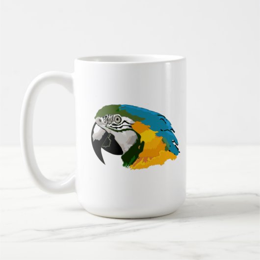 Mug Ara Macao Coloré (Gauche)