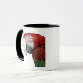 Mug ara Rouge-et-vert - chloropterus d'arums (Devant gauche)