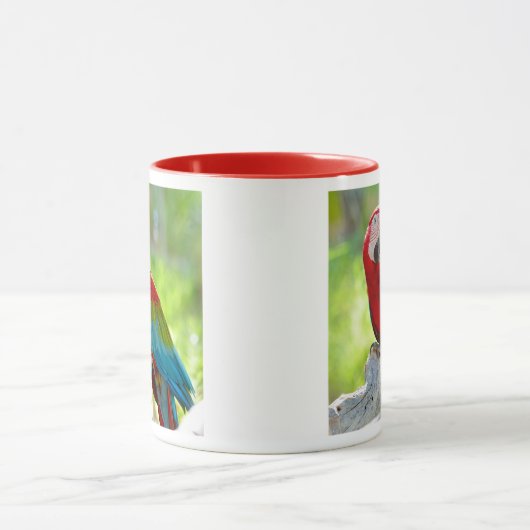 Mug Ara se reposant sur la branche (Centre)