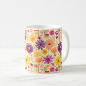 Mug Arabella en cascade moderne modèle floral (Devant droit)