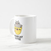 Mug Arabicat Coffee Amusant Arabica Cat Pun (Devant gauche)