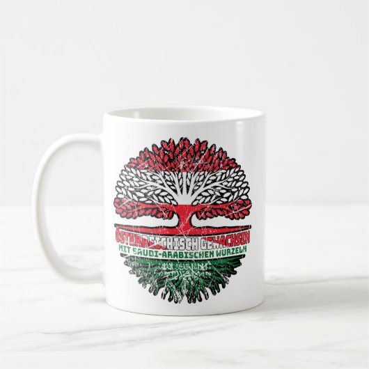Mug Arabie Saoudite-arabisch Österreich (Gauche)