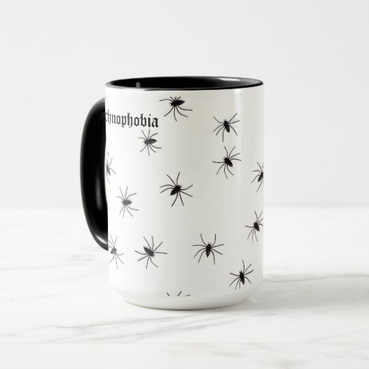 Mug Arachnophobie (Devant gauche)