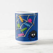 Mug Araignée de bonbons | Ajouter son nom (Centre)