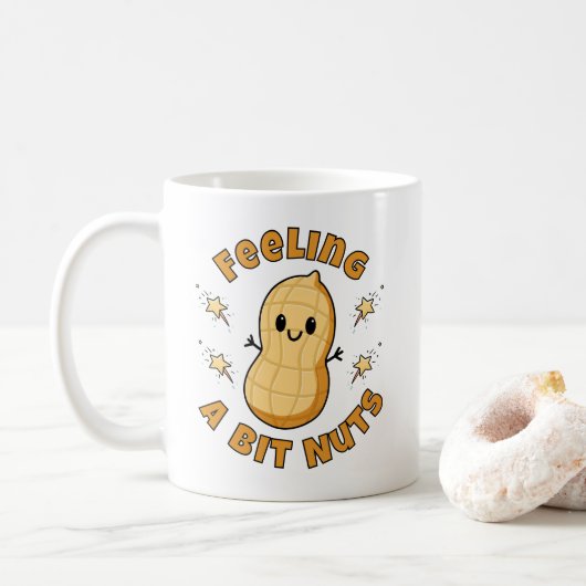 Mug Araignée de mer kawaii heureuse – Se sentir un peu (Avec donut)