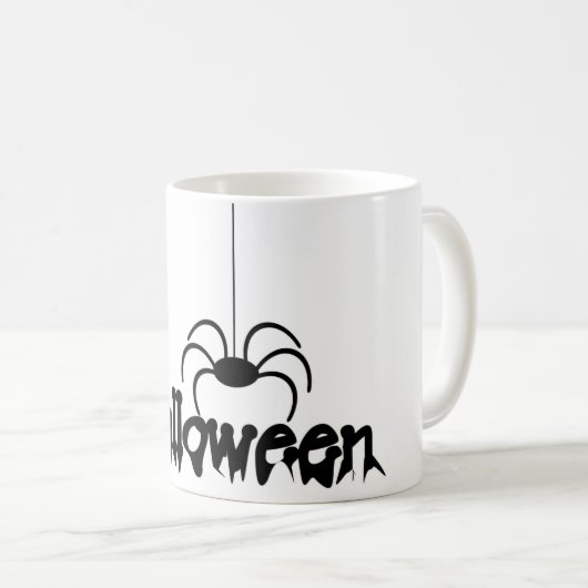 Mug Araignée d'Halloween (Devant droit)