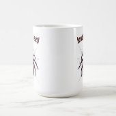 Mug Araignée éffrayante - Texte personnalisé (Centre)