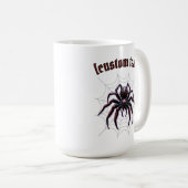 Mug Araignée éffrayante - Texte personnalisé (Devant droit)