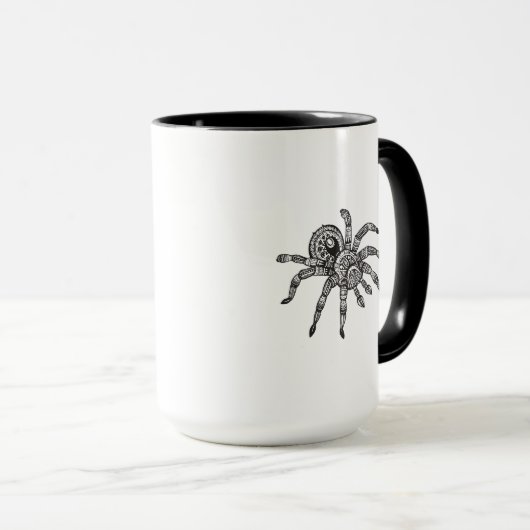 Mug Araignée inspirée (Devant droit)