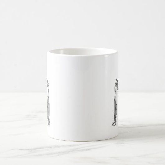 Mug araignée . noir et blanc (Centre)