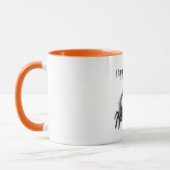 Mug Araignée noire mignonne d'Halloween (Gauche)
