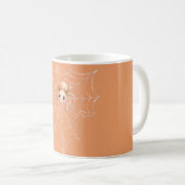 Mug Araignée orange sur toile (Devant droit)