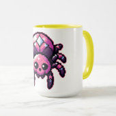 Mug Araignée Pixel mignonne (Devant droit)