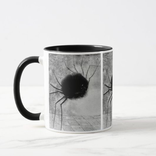 Mug Araignée souriante par Odilon Redon, Halloween Vin (Gauche)