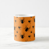 Mug Araignées motif Halloween Noir et Orange (Centre)