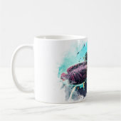 Mug Arapaima Monster Poisson Aquarelle Pirarucu Paiche (Gauche)