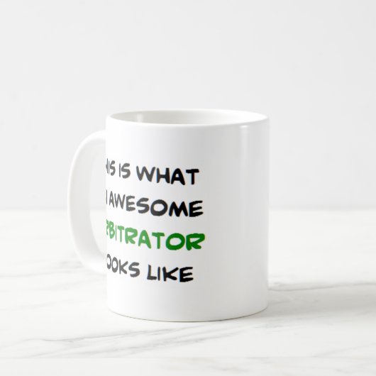 Mug arbitre, génial (Devant gauche)