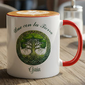 Mug Árbol de la Vida, Uno con la Tierra