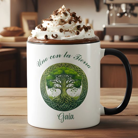 Mug Árbol de la Vida, Uno con la Tierra