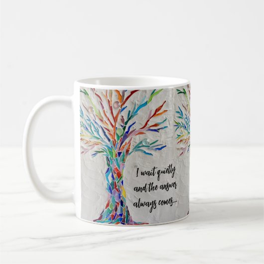 Mug Arborescence de devis inspirante (Gauche)