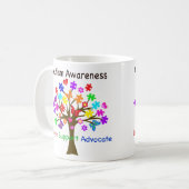Mug Arborescence des sensibilisations sur l'autisme (Devant gauche)