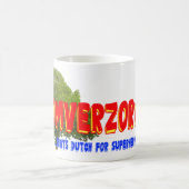 Mug Arboriste : Boomverzorger dutch pour superhero drô (Centre)