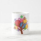 Mug Arbre à bulles colorées (Centre)