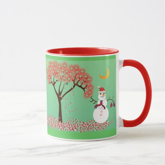 Mug Arbre à canne à canne - (Droite)